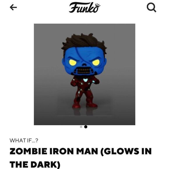 WHAT IF.?
ZOMBIE IRON MAN (GLOWS IN
THE DARK) - Picture 2 of 5